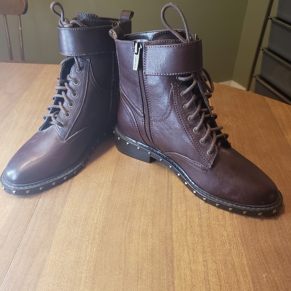 Studded Combat Boots